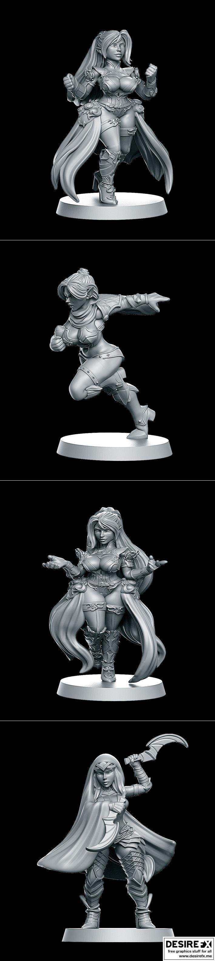 RN工作室 - 吸引者团队Vol1&Vol2 - 3D打印模型|RN Estudio – Lure Team Vol1 and Lure Team Vol2 – 3D Print Model STL