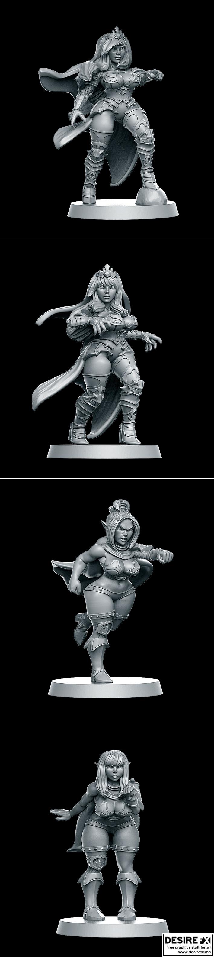 RN工作室 - 吸引者团队Vol1&Vol2 - 3D打印模型|RN Estudio – Lure Team Vol1 and Lure Team Vol2 – 3D Print Model STL