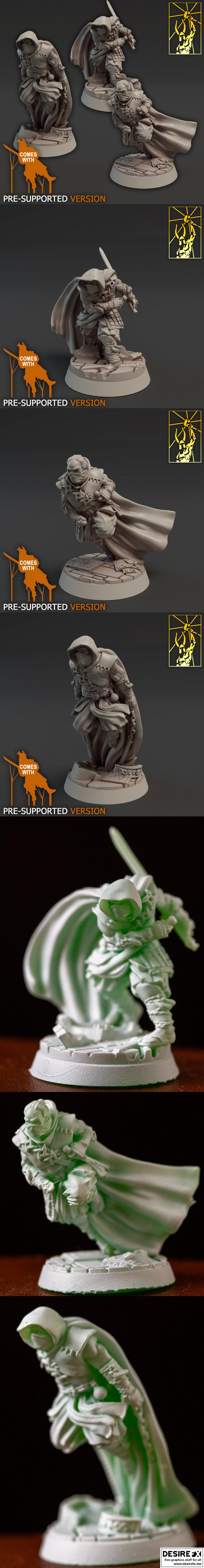 忍者——3D打印模型|Ninjas – 3D Print Model