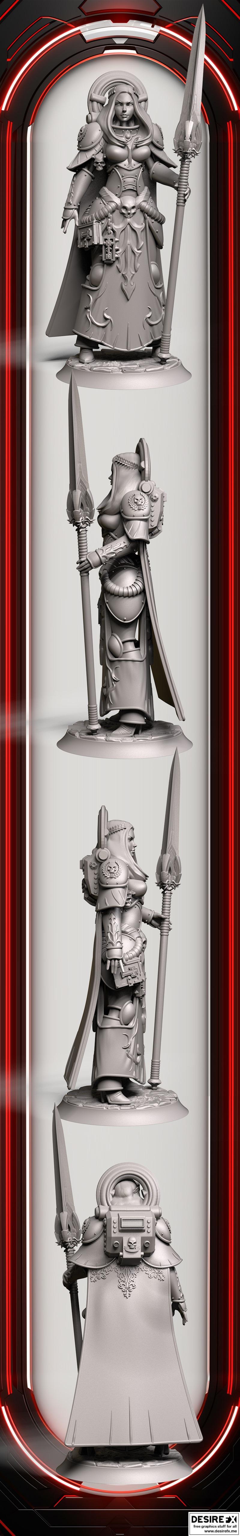 Zarina Stardencer 3D打印模型|Zarina Stardencer – 3D Print Model STL