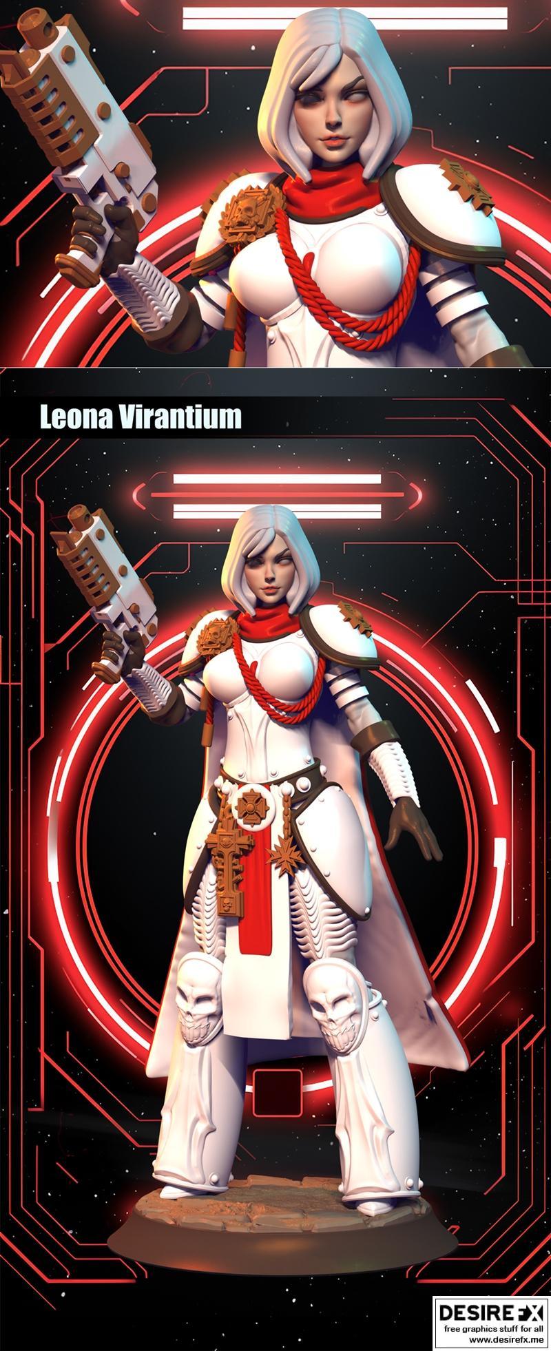 莱ona维拉特里亚 3D打印模型|Leona Virantium – 3D Print Model STL