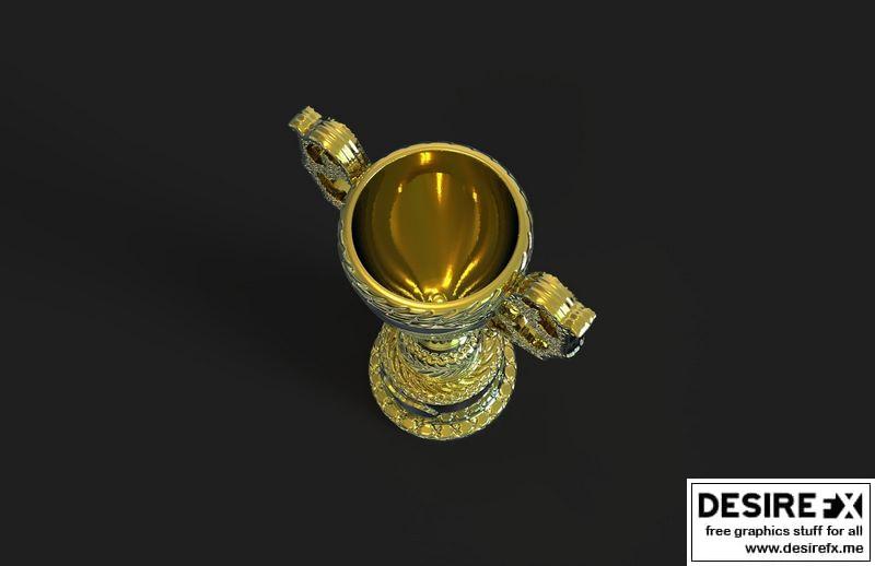冠军杯 3D打印模型|Champion cup 3D print model