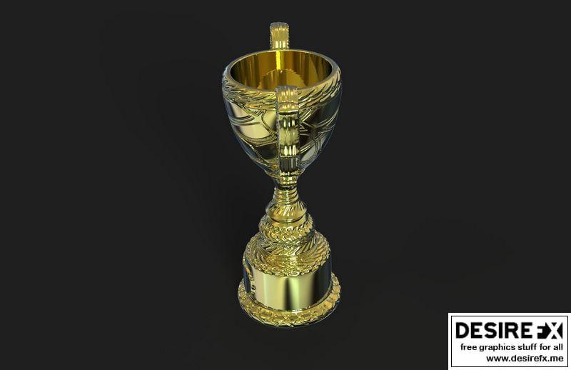 冠军杯 3D打印模型|Champion cup 3D print model