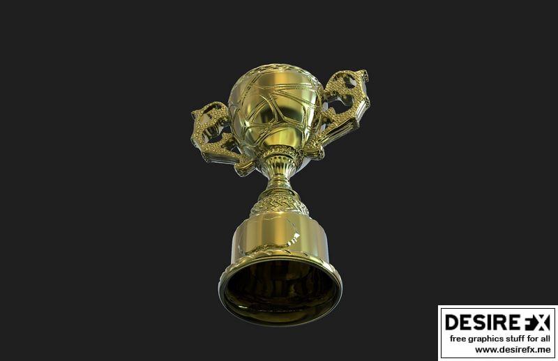 冠军杯 3D打印模型|Champion cup 3D print model