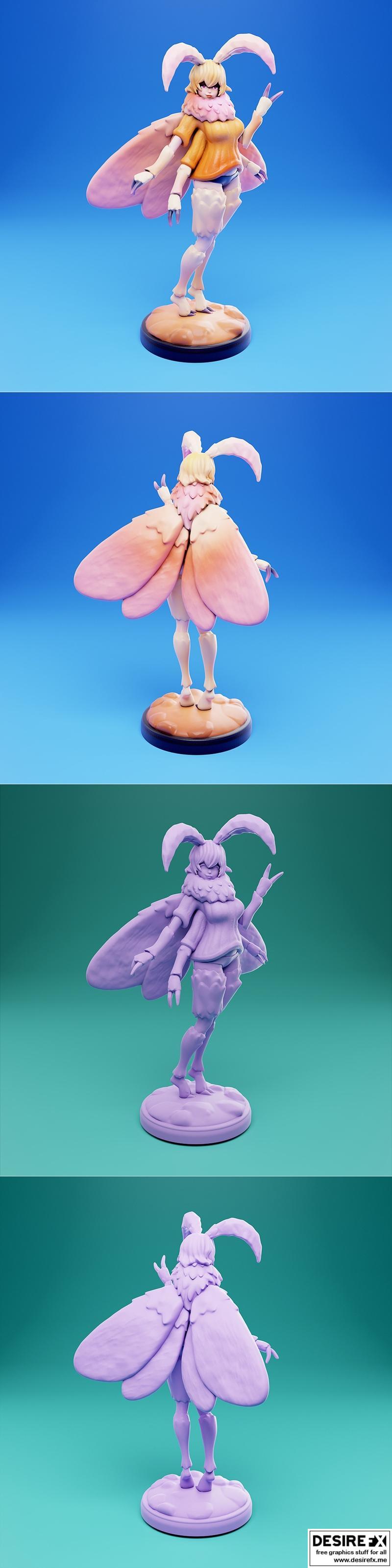 Soleil Moth 3D打印模型|Soleil Moth – 3D Print Model STL
