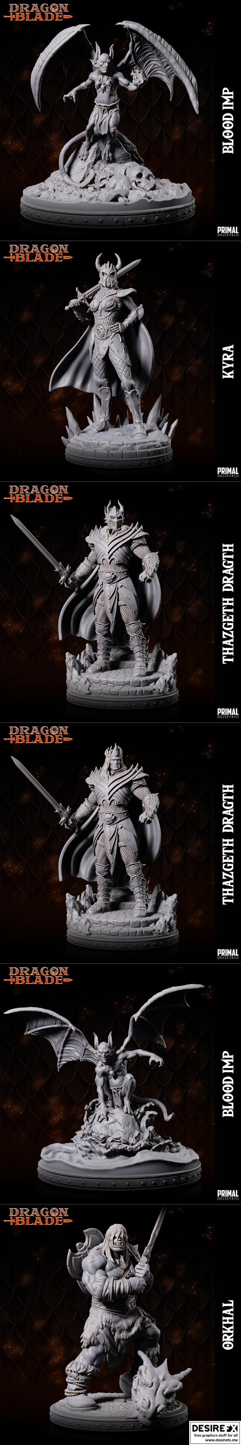 Primal Collectibles 11月新品发布：动漫游戏角色3D打印模型STL文件|Primal Collectibles November 2023 – 3D Print Model STL