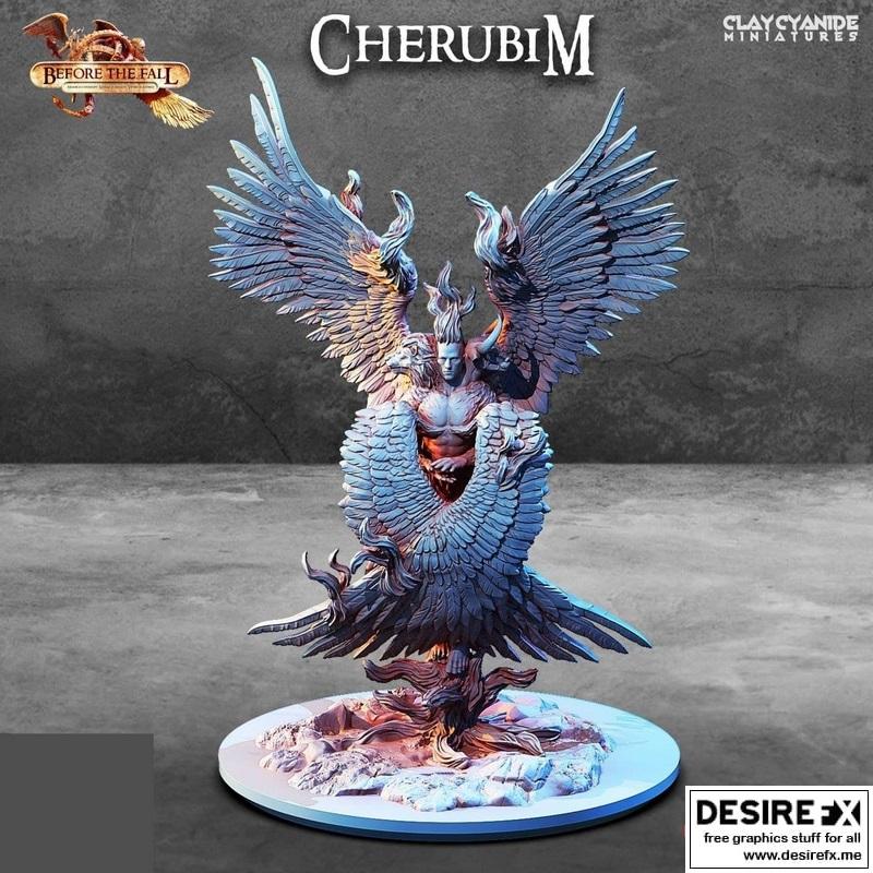 天使之形——Cherubim 3D打印模型|Cherubim – 3D Print Model