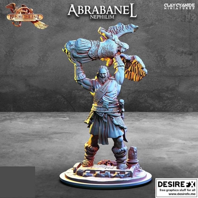 阿布拉纳尔尼菲利姆 3D打印模型|Abrabanel Nephilim – 3D Print Model