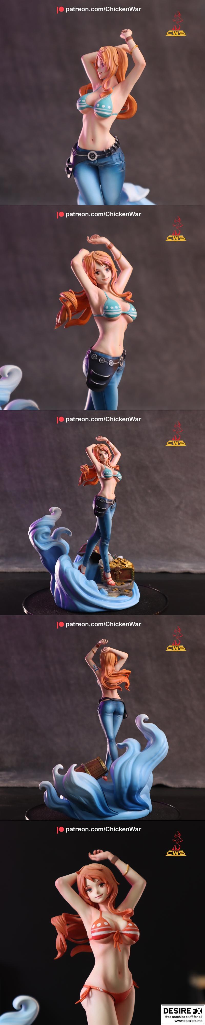 CW Studio - 佳乃 - 3D打印模型|CW Studio – Nami – 3D Print Model STL