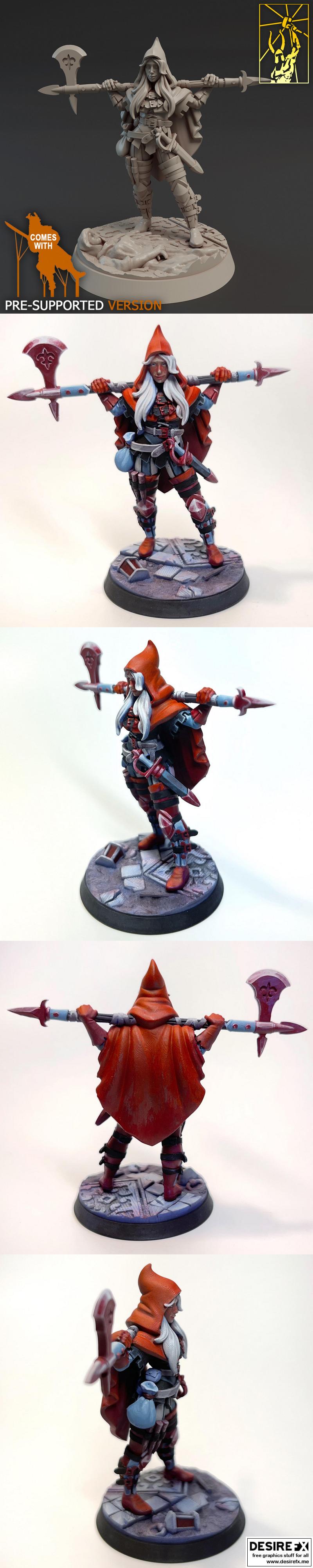 吸血鬼猎人：罗特卡普琴 3D打印模型|Vampire Hunters Rotkappchen – 3D Print Model