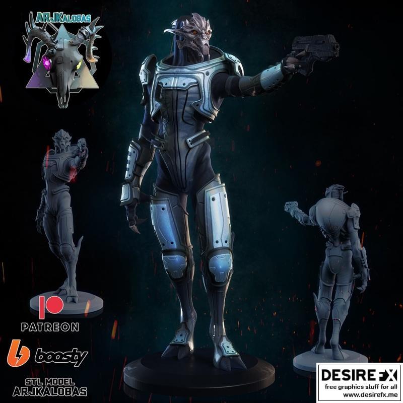 Saren 3D打印模型|Saren – 3D Print Model STL