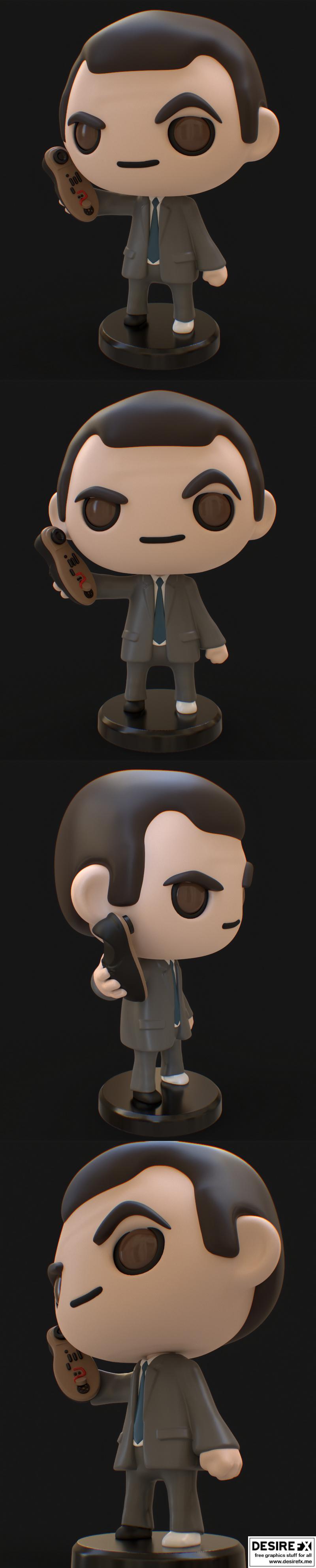 PlaKit智趣Agent 86 3D打印模型|PlaKit Get Smart Agent 86 – 3D Print Model