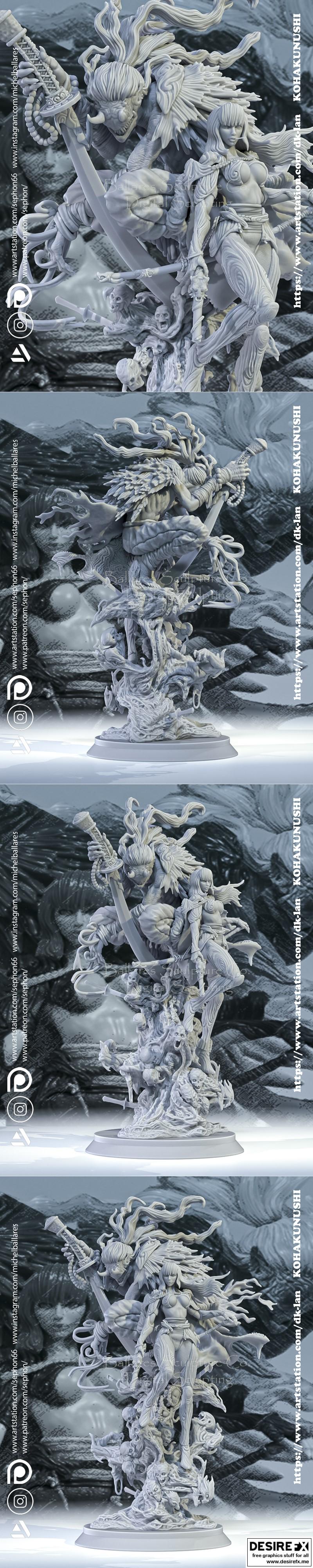 Kohakunushi 3D打印模型|Kohakunushi By Creative Geek MB – 3D Print Model STL