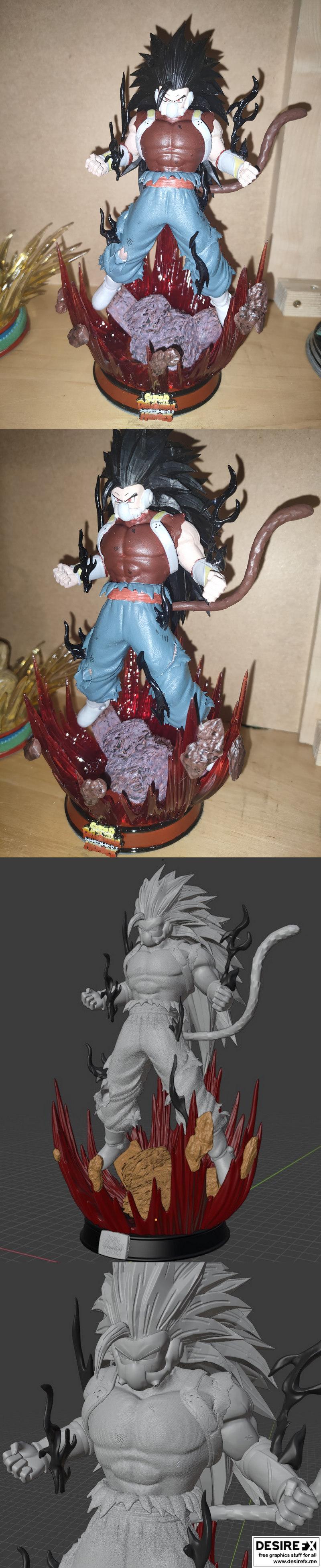 3D打印模型：邪恶赛亚人克姆伯|Cumber the Evil Saiyan – 3D Print Model