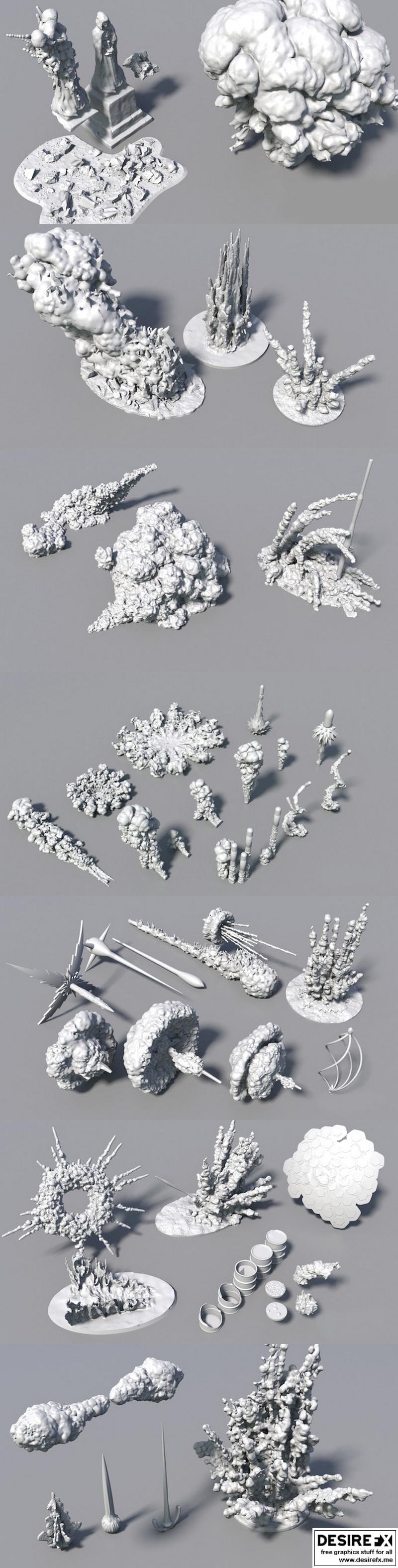 BattleFX视觉特效-动漫游戏角色3D打印模型|BattleFX Visual Effects – 3D Print Model