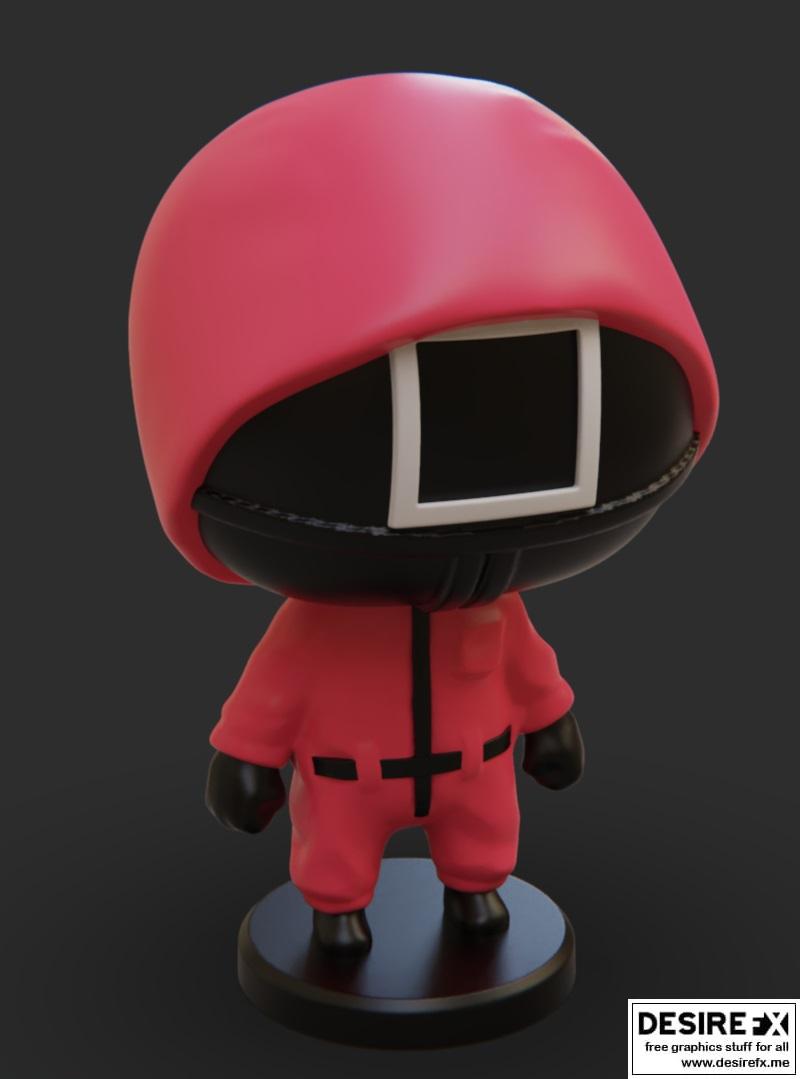 PlaKit 斯克鲁游戏广场 3D打印模型|PlaKit Squid Game Square – 3D Print Model