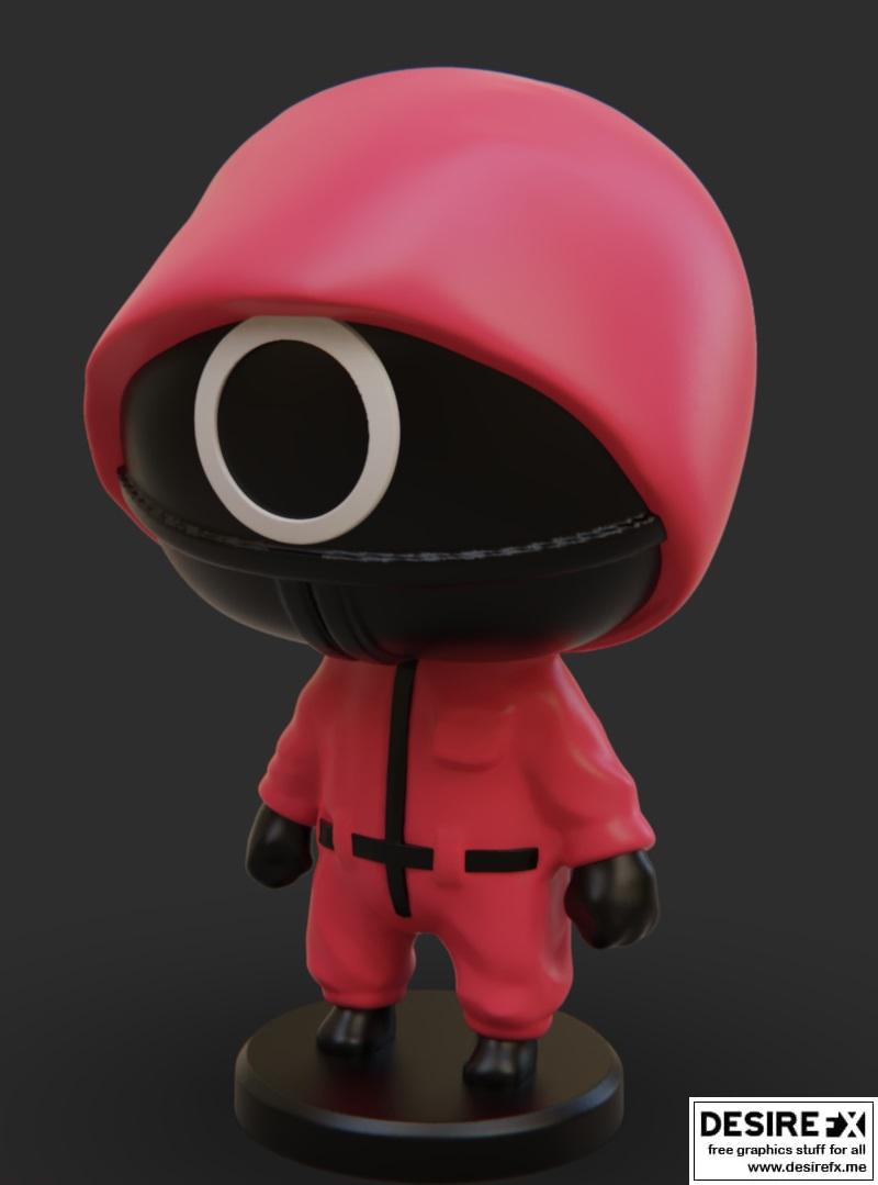 PlaKit 平台游戏圈 3D打印模型|PlaKit Squid Game Circle – 3D Print Model