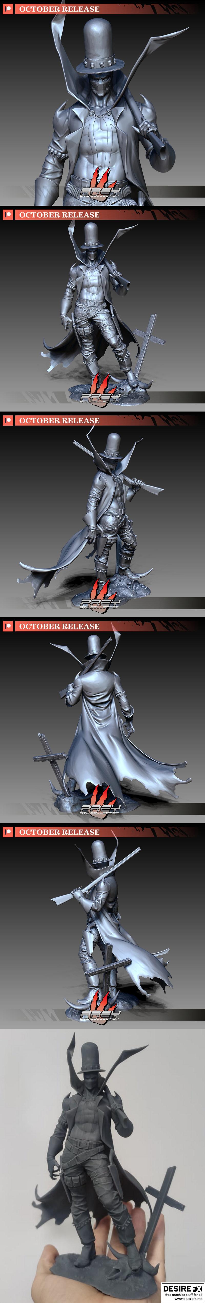 枪手——3D打印模型|Gunslinger – 3D Print Model