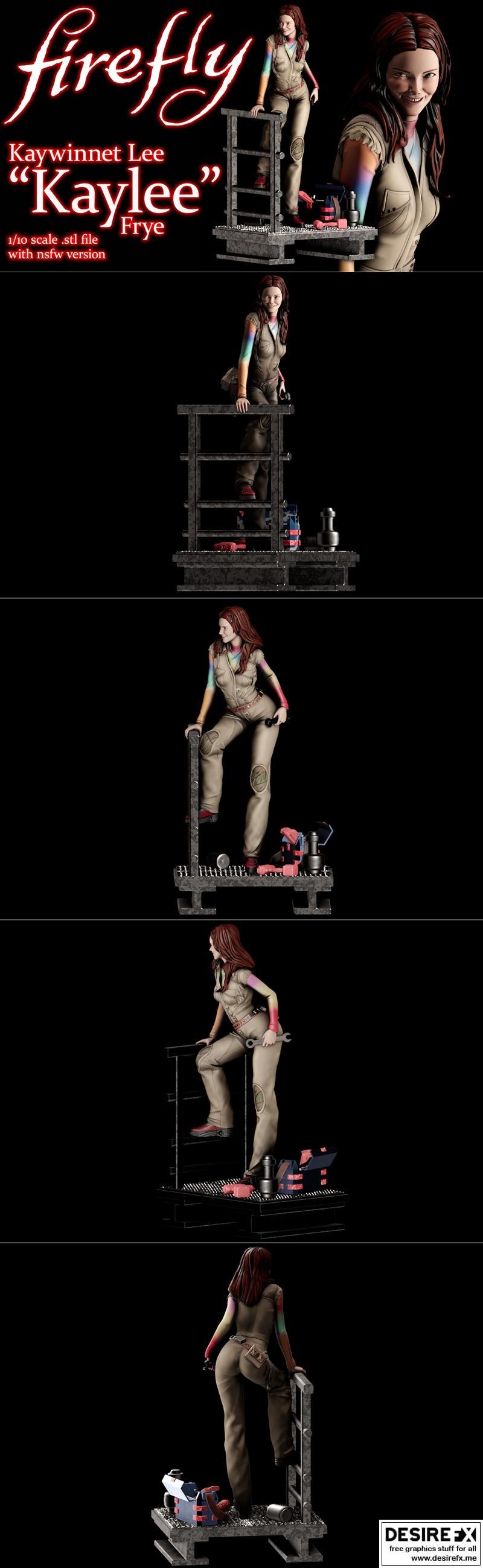 Pggasta 3D打印模型：凯莉·弗里 - 3D打印角色模型|Pggasta 3D – Kaylee Frye – 3D Print Model STL