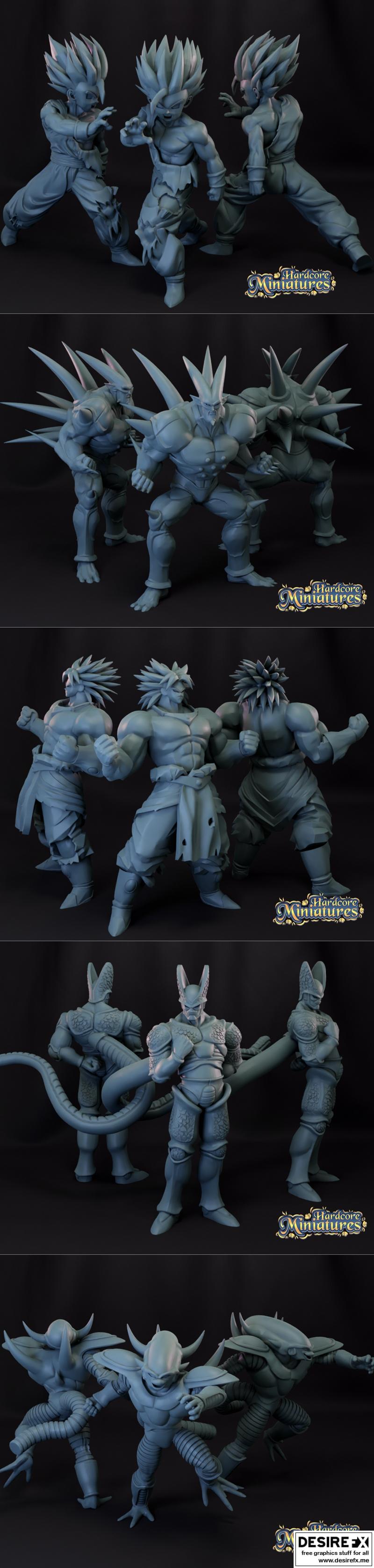 硬核微模2022年11月 3D打印模型 STL|Hardcore Miniatures November 2022 – 3D Print Model STL
