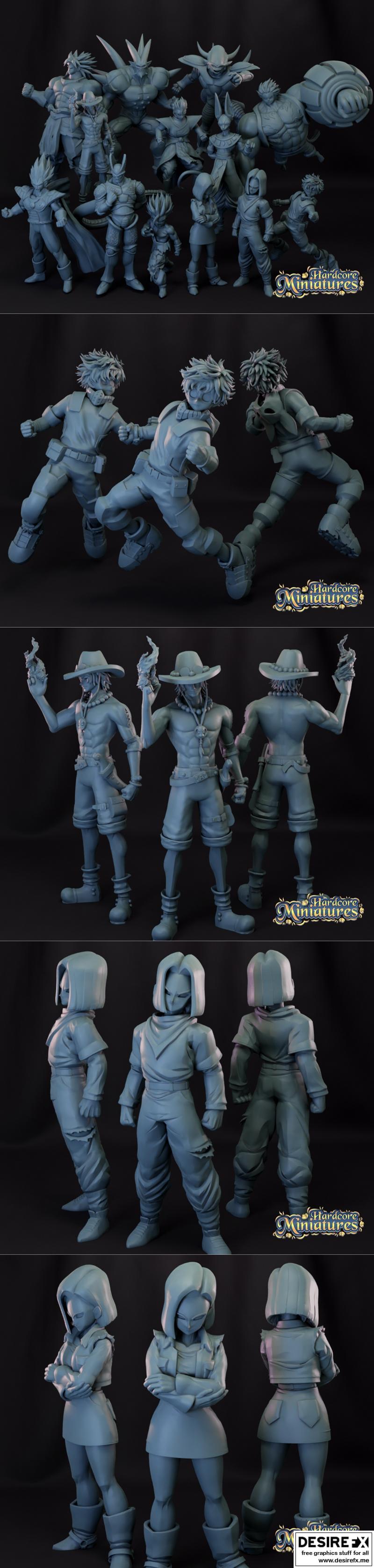 硬核微模2022年11月 3D打印模型 STL|Hardcore Miniatures November 2022 – 3D Print Model STL