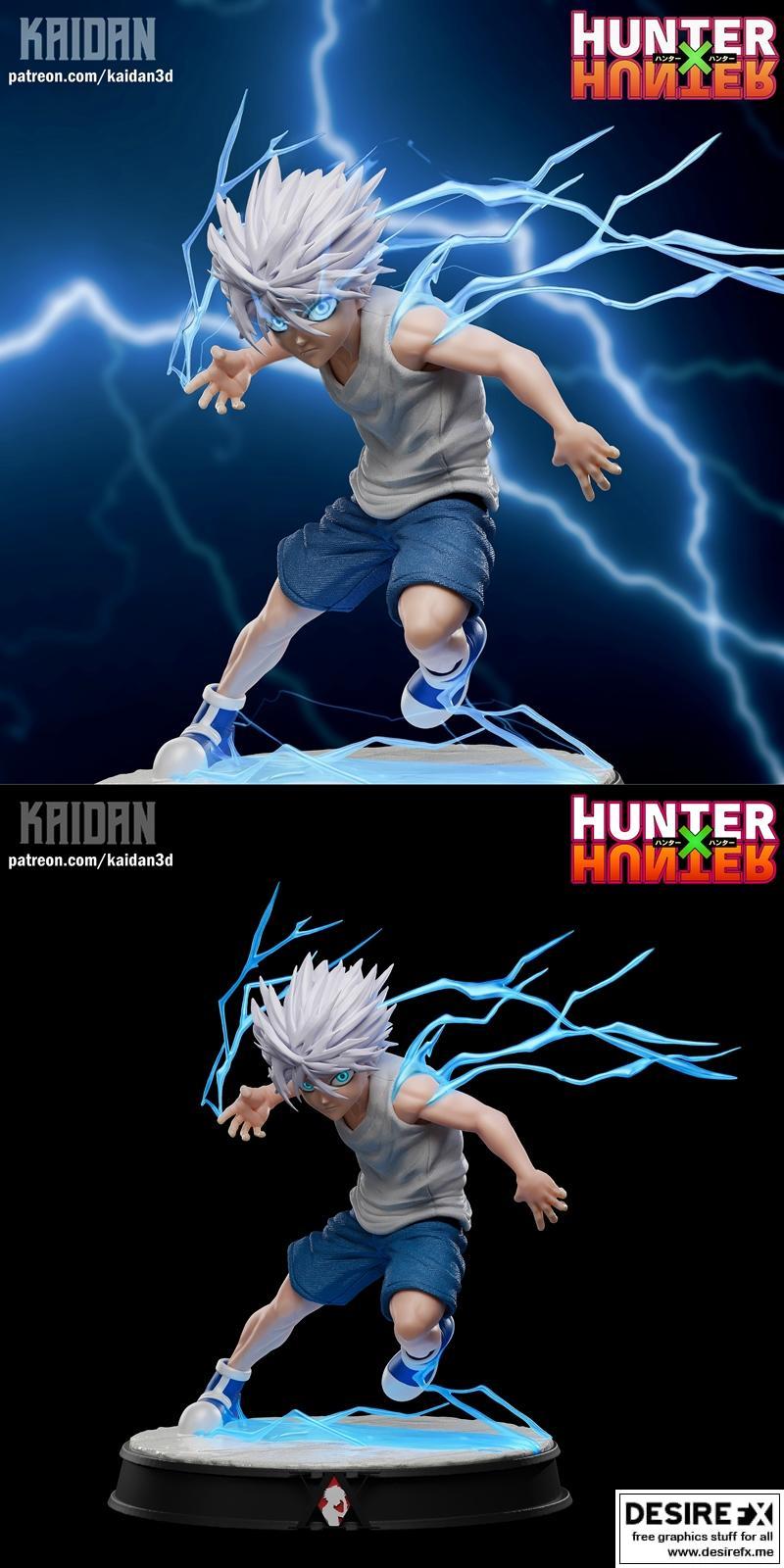 3D打印模型：《火影忍者》杀生丸|Individual Figure – Killua Zoldyck – 3D Print Model STL