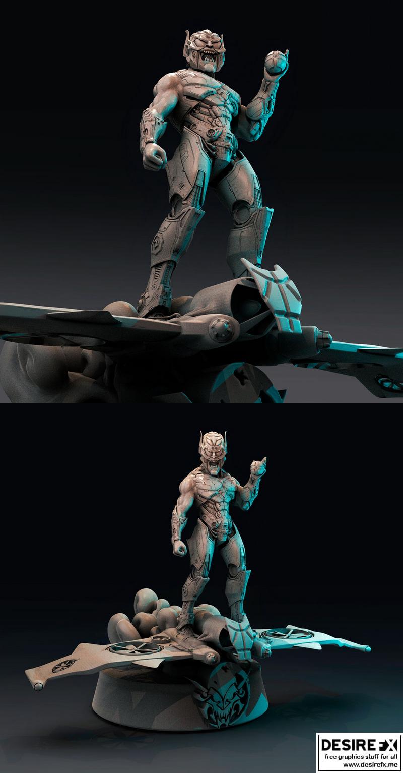绿恶魔-3D打印模型|Green Goblin – 3D Print Model
