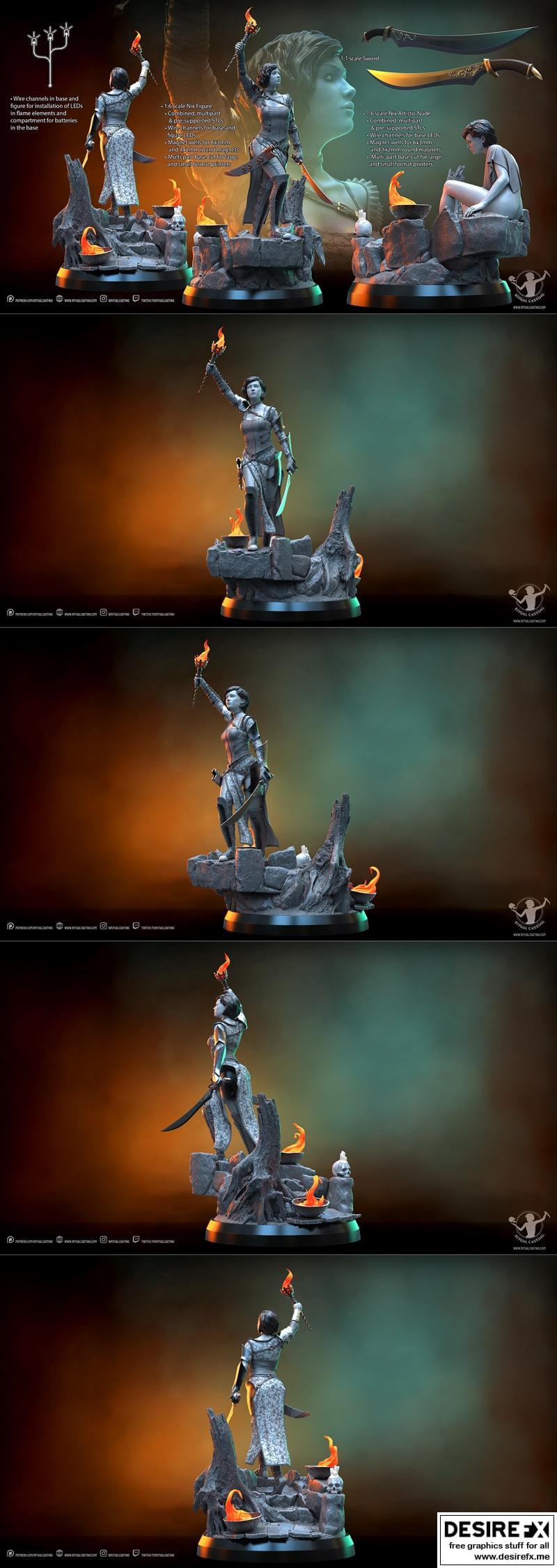 Ritual Casting - Nix - 3D打印模型|Ritual Casting – Nix – 3D Print Model STL