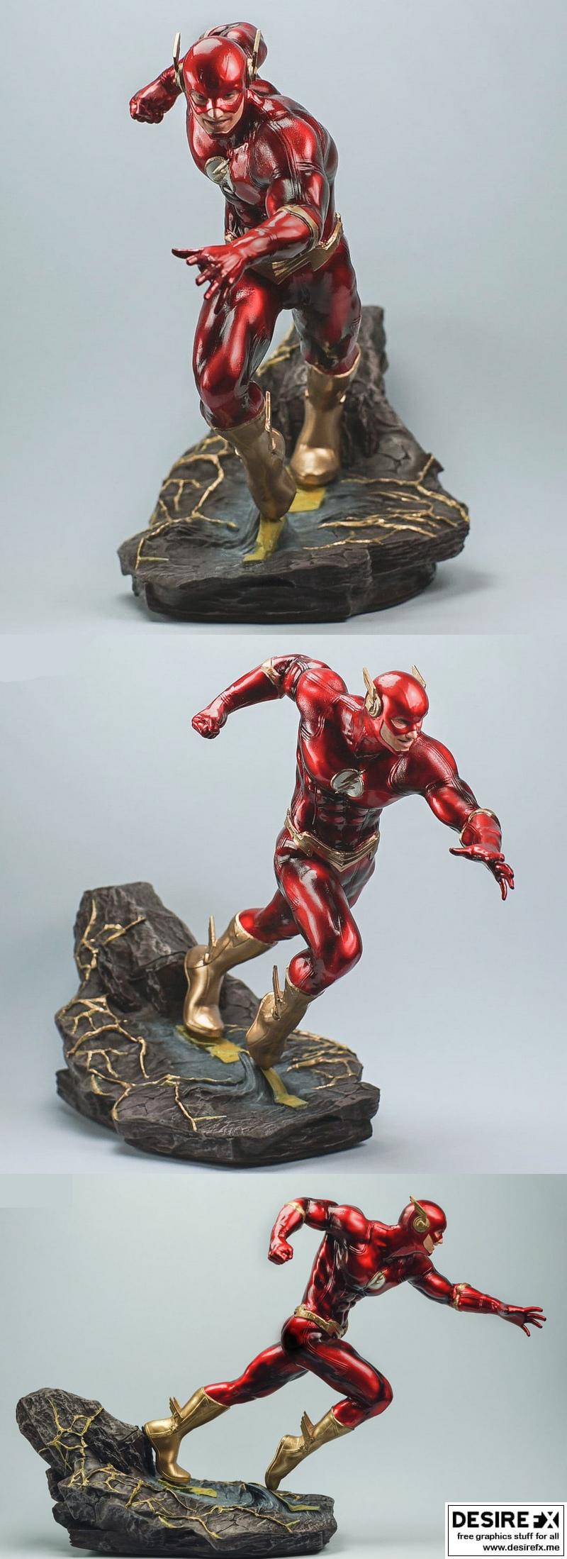 闪电侠 3D打印模型|The Flash – 3D Print Model