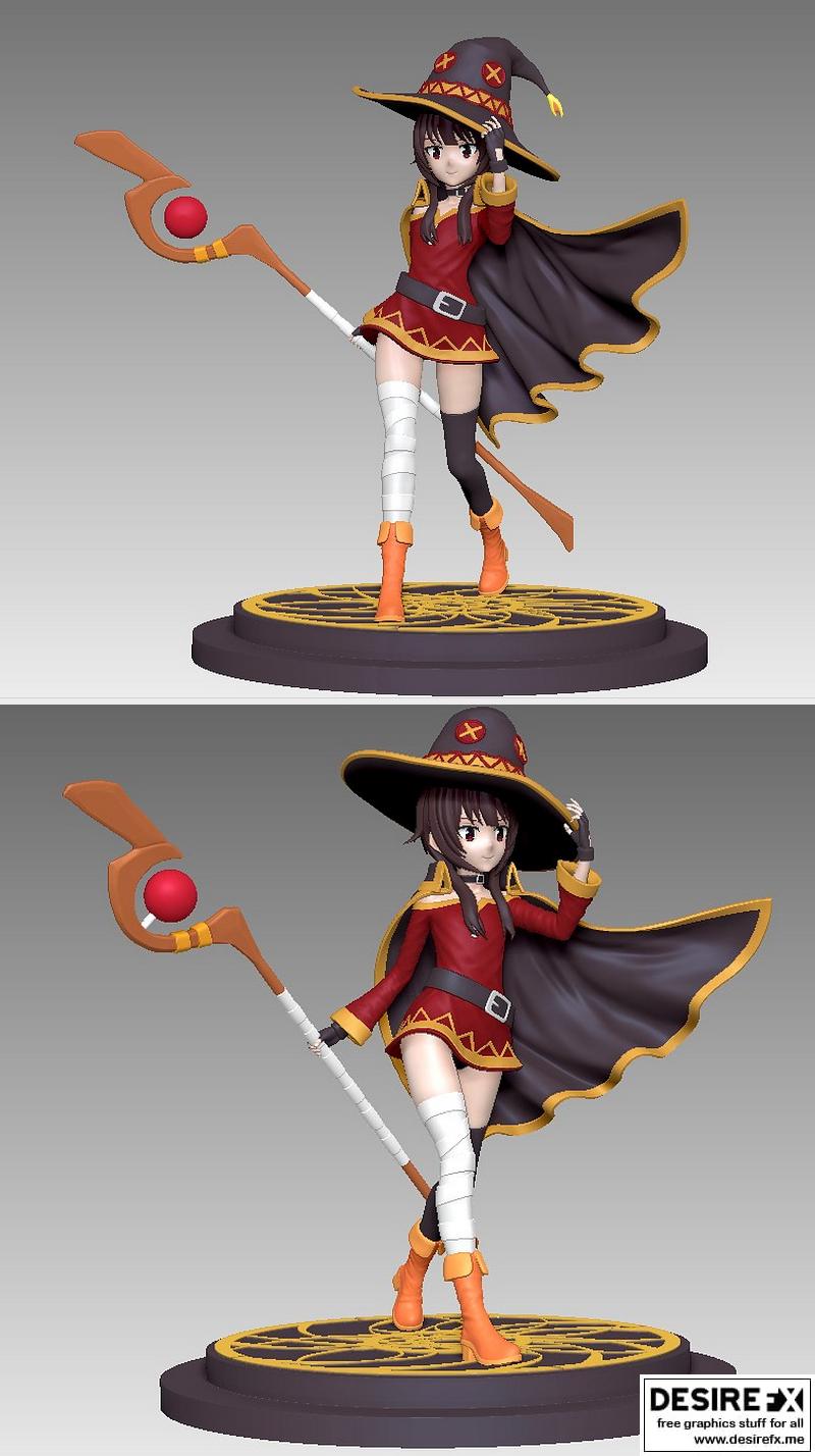 Megumin 3D打印模型|Megumin – 3D Print Model