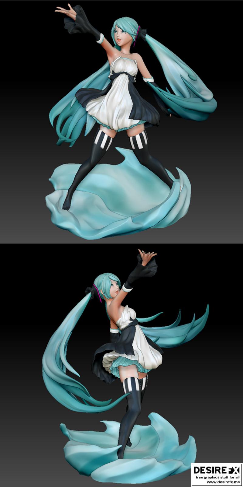 Hatsune Miku – 3D Print Model