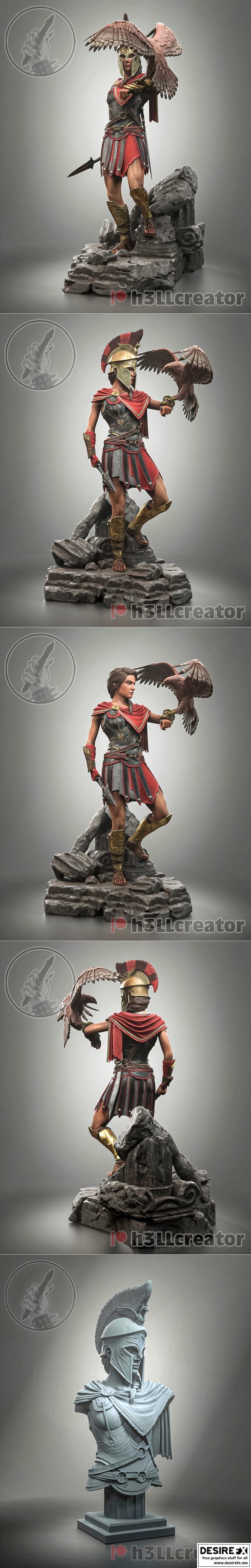 H3LL创作者 - 卡珊德拉 - 3D打印模型|h3LL creator – Kassandra – 3D Print Model STL
