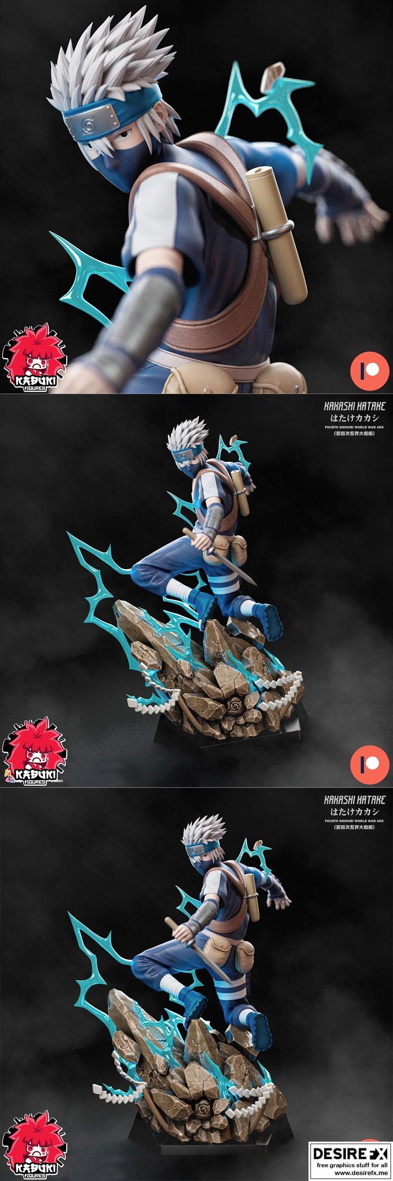 卡卡西 3D打印模型 STL|Kakashi – 3D Print Model STL