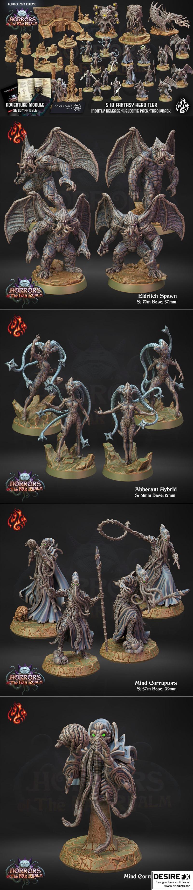 远界恐怖：Crippled God Foundry 3D打印模型|Crippled God Foundry – Horrors of the Far Realm October 2023 – 3D Print Model STL