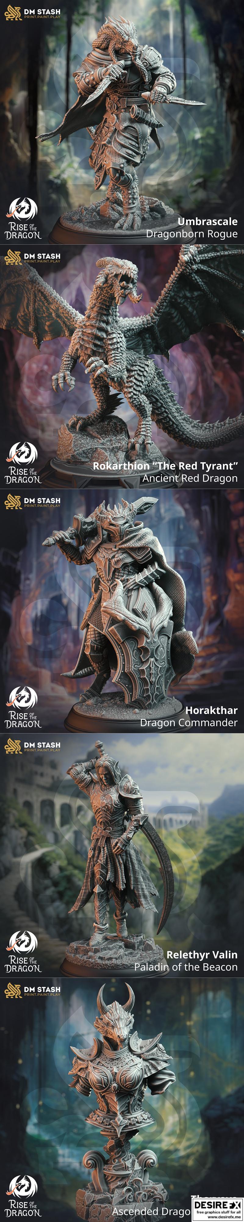 DM-Stash - 《龙之崛起》3D打印模型|DM-Stash – Rise of the Dragon November 2023 – 3D Print Model STL