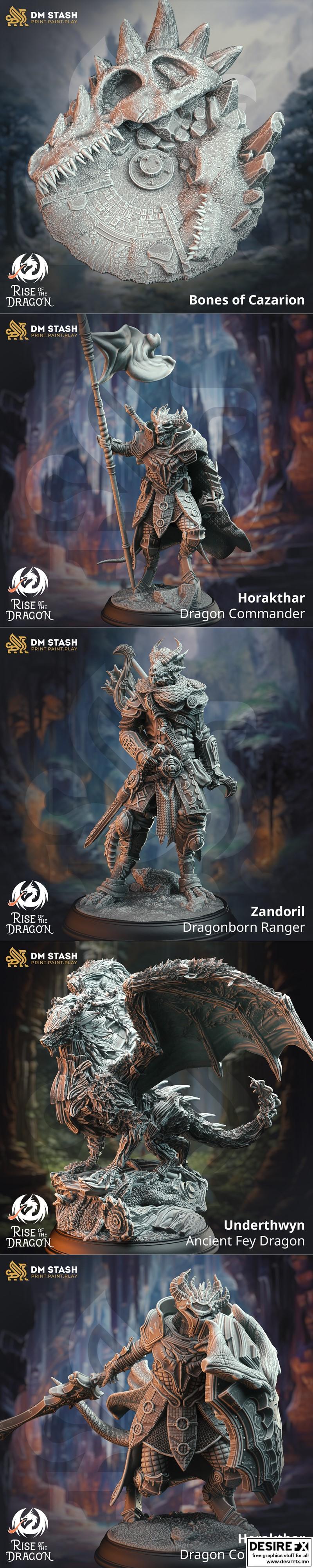 DM-Stash - 《龙之崛起》3D打印模型|DM-Stash – Rise of the Dragon November 2023 – 3D Print Model STL