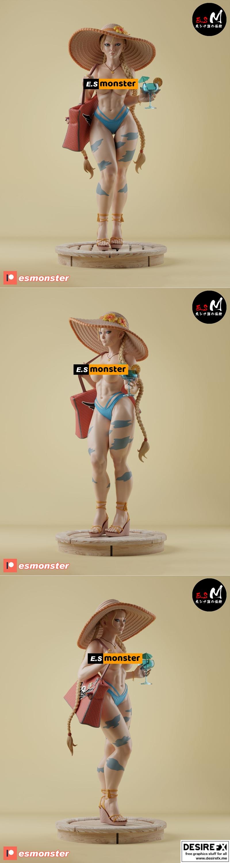 E.S Monster – Cammy – 3D Print Model STL