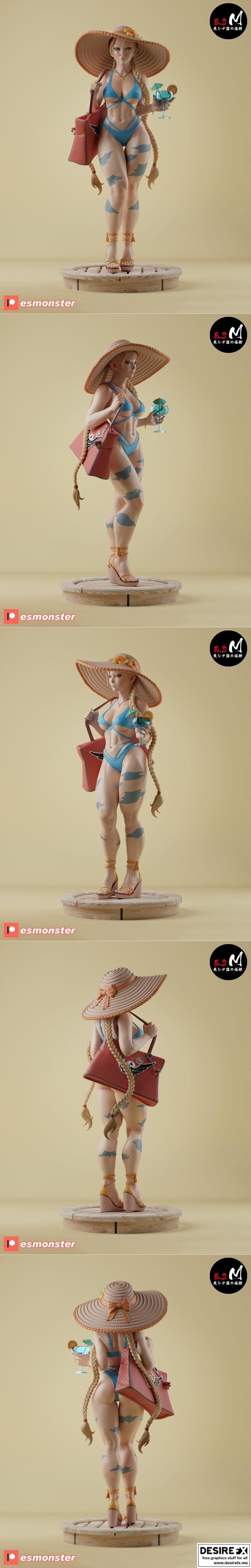 E.S Monster – Cammy – 3D Print Model STL