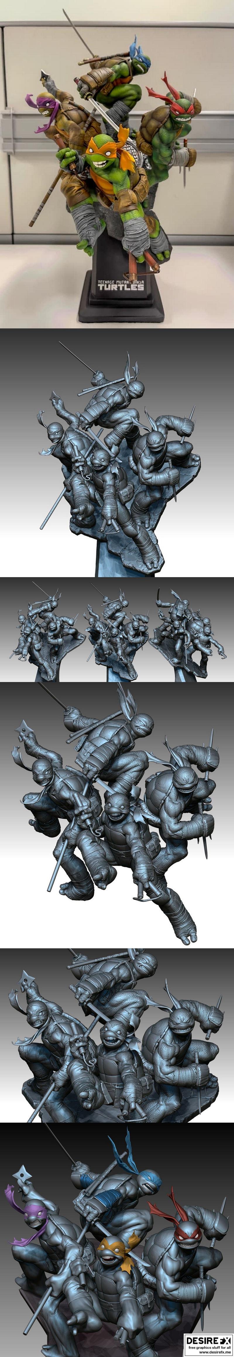 Teenage Mutant Ninja Turtles 3D打印模型|Teenage Mutant Ninja Turtles – 3D Print Model