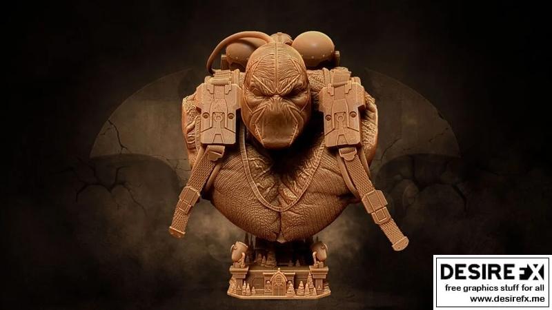 B3DSERK - 《暗影之灭》3D打印模型|B3DSERK – Bane Bust – 3D Print Model STL