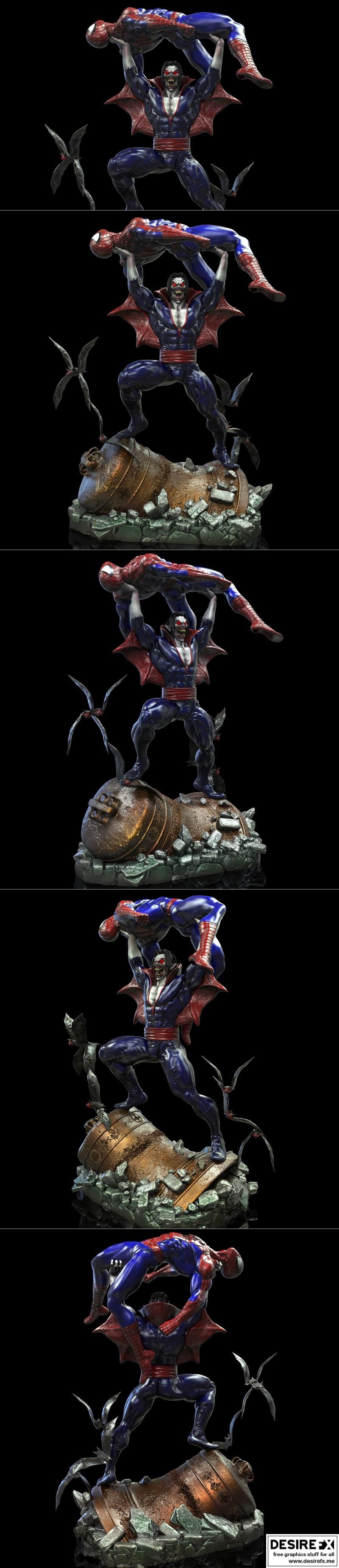 迪奥拉玛 3D打印模型：博克角色模型|Morbius Diorama Boc – 3D Print Model STL