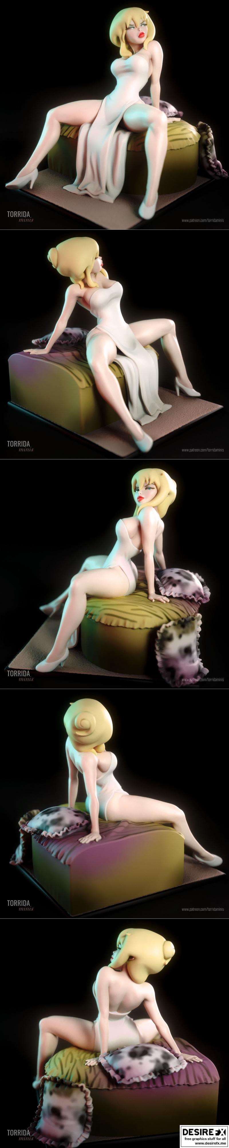Torrida Minis - Holli Would - 3D打印模型|Torrida Minis – Holli Would – 3D Print Model STL