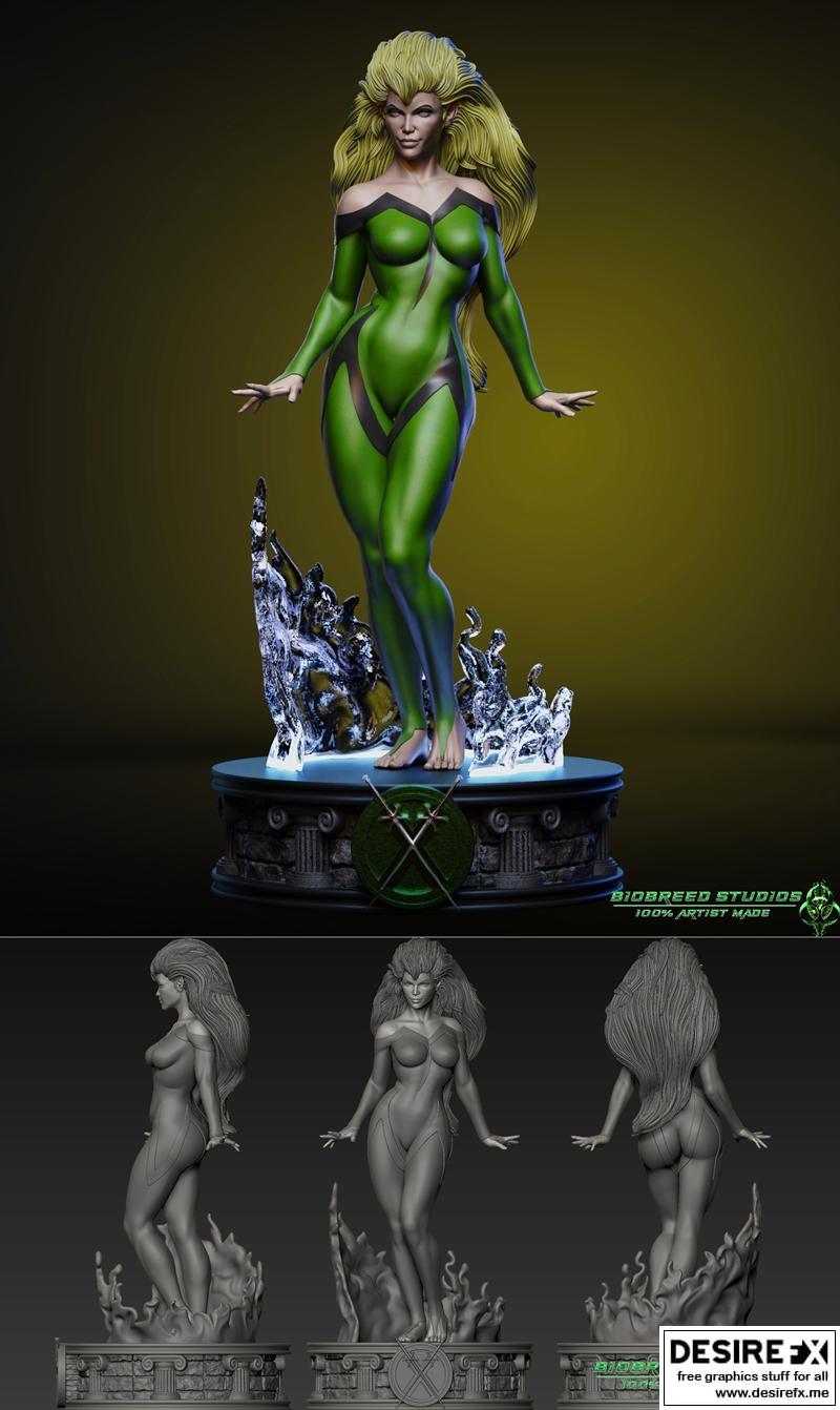 Biobreed Studios – Meggan – 3D Print Model STL