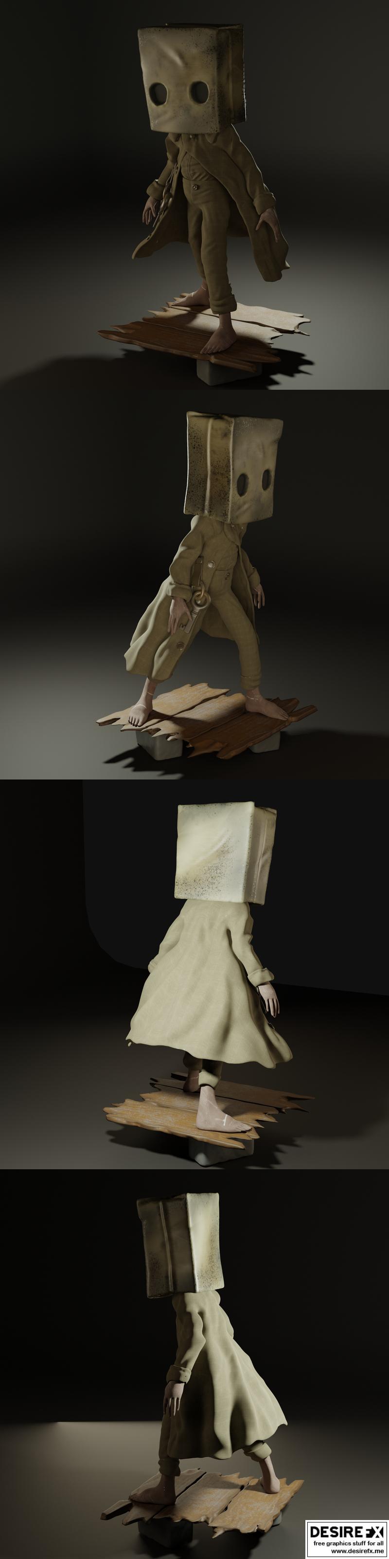 小夜魇2 3D打印模型|Mono from Little Nightmares 2 – 3D Print Model