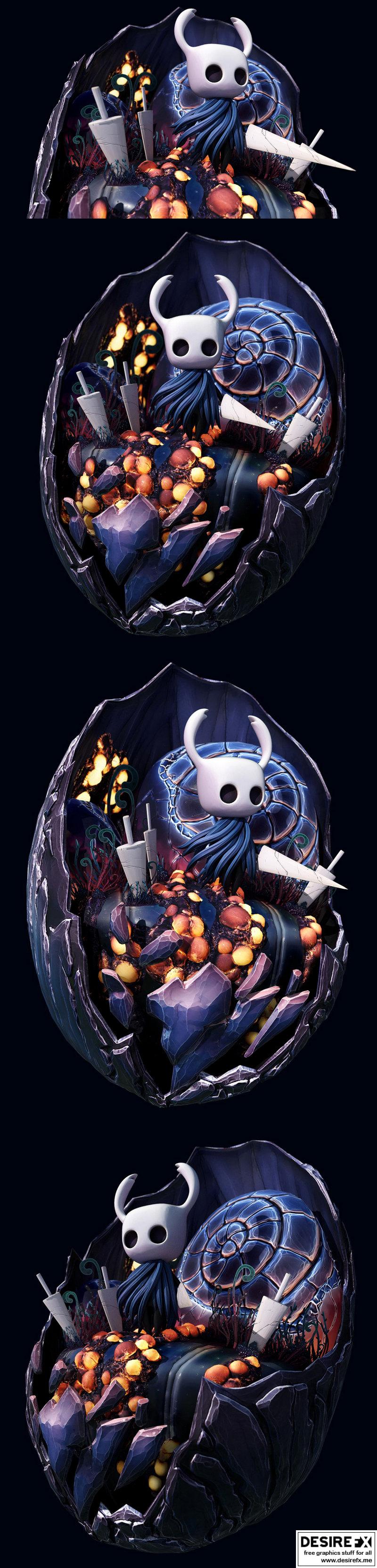 空洞骑士 3D打印模型|Hollow Knight – 3D Print Model