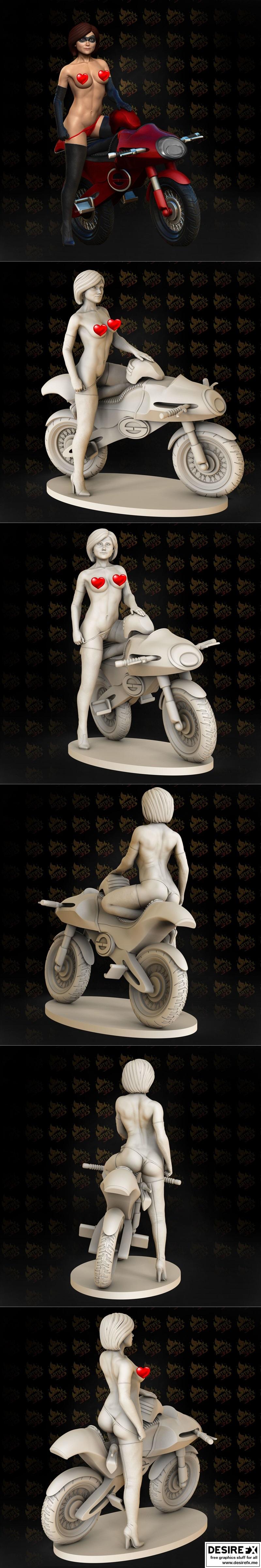 Artifex3d - 艾拉斯特女孩 - 3D打印模型|Artifex3d – Elastigirl – 3D Print Model STL