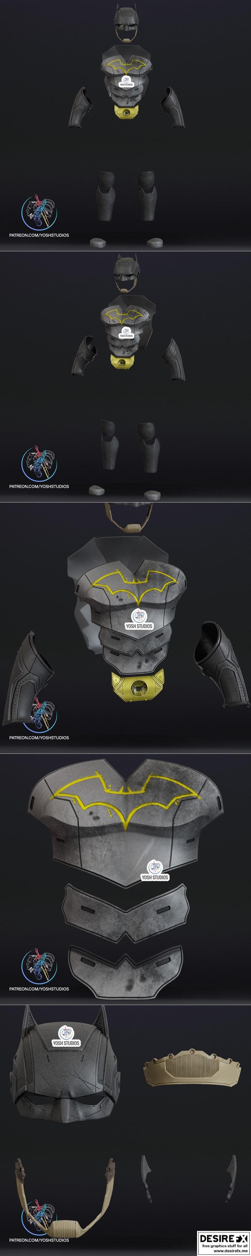 蝙蝠侠3D打印模型|Detective Batman Costume – 3D Print Model STL