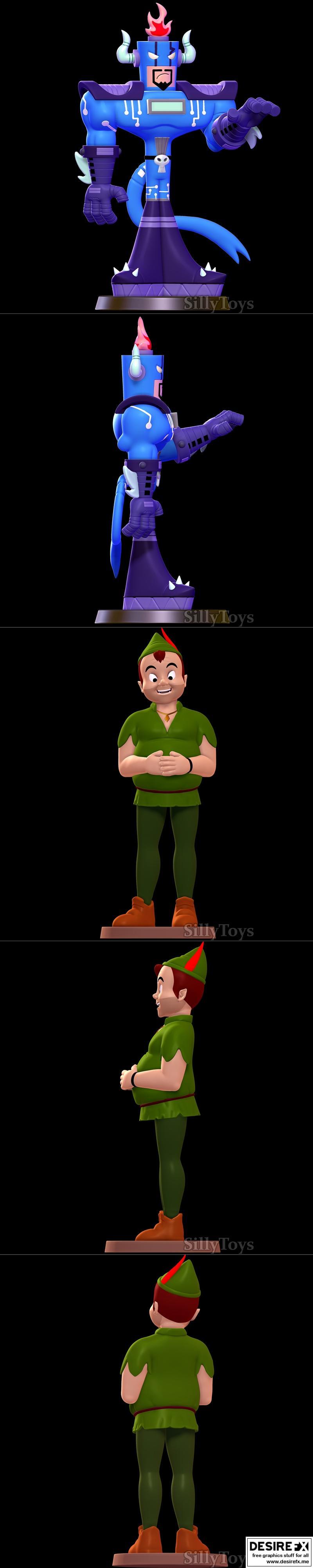 Sweet Pete - 3D打印模型|Sweet Pete – Who Framed Roger Rabbit and Shirley – 3D Print Model STL