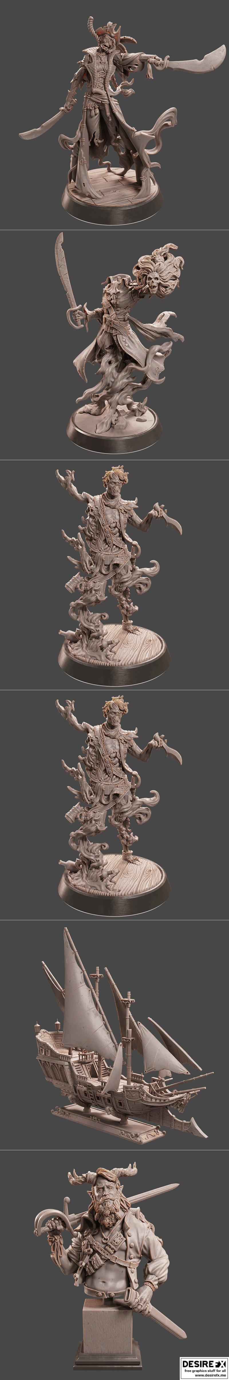 洛特工作室幻想系列——狂怒风暴 2023 3D打印模型|Loot Studio Fantasy – Envious Tempest October 2023 – 3D Print Model STL