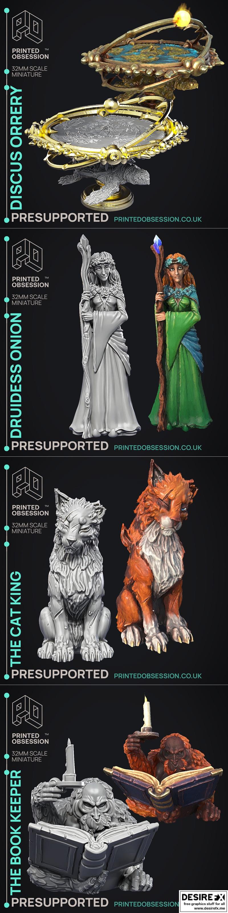 Discus世界11月2023打印迷恋——3D打印模型STL|Printed Obsession – Discus World November 2023 – 3D Print Model STL